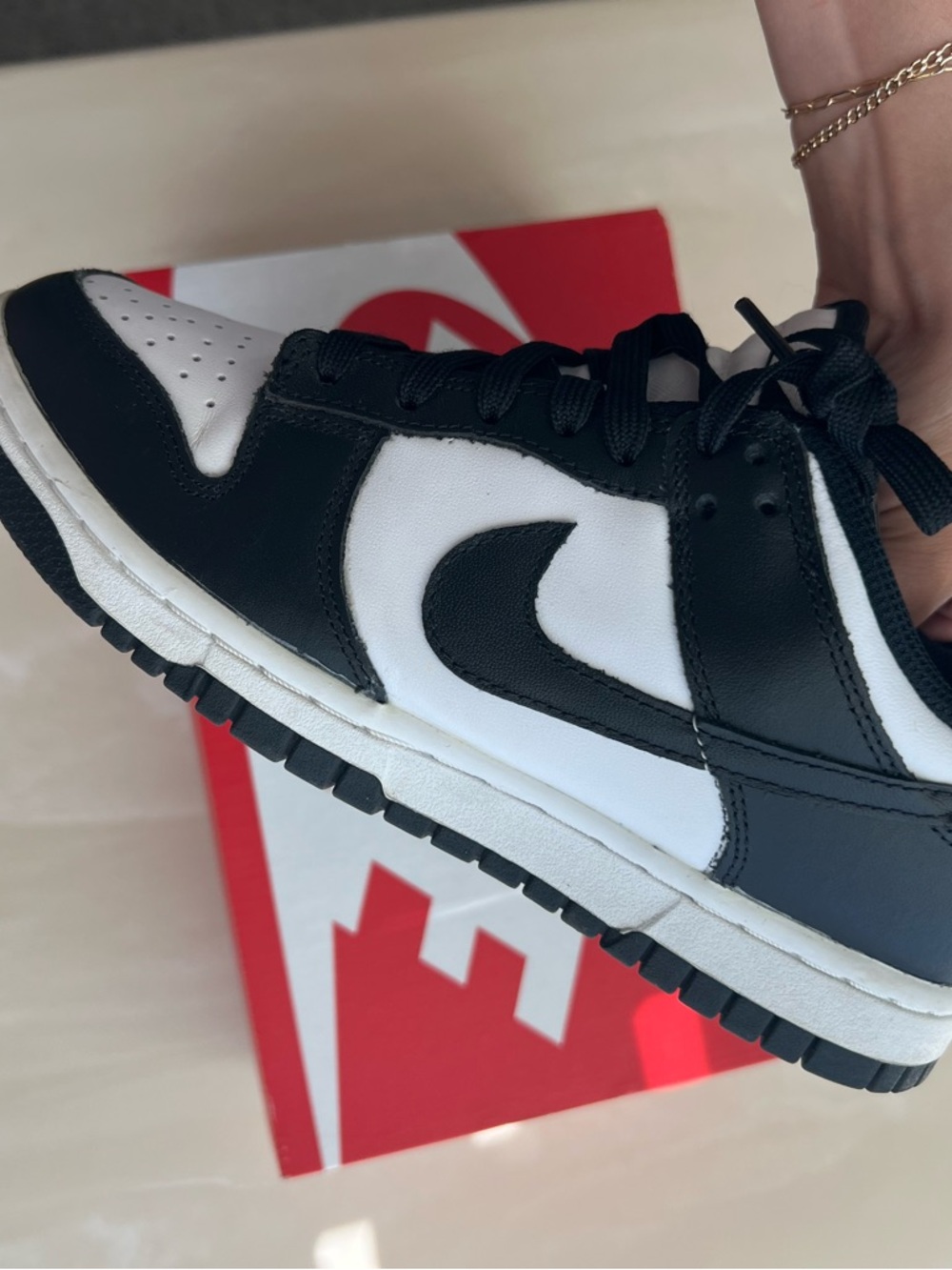 Nike Black & White Panda Dunks - Picture 3 of 6